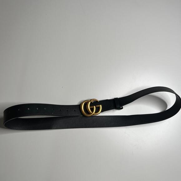 Gucci Other - Gucci GG Marmont Leather Belt Black